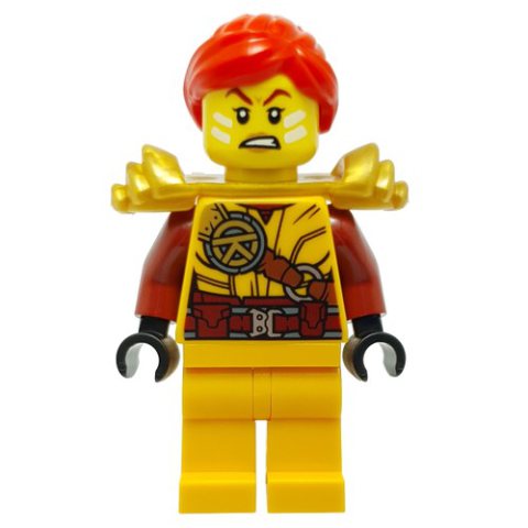 Minifigurka LEGO Skylor, Pearl Gold Shoulder Armor
