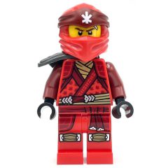 Minifigurka LEGO Kai, Crystalized Robes, Pearl Dark Gray Shoulder Guard