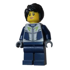 Minifigurka LEGO Woman, Dark Blue and Dark Bluish Gray Wetsuit