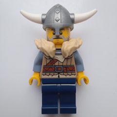 Minifigurka LEGO Viking, Tan Fur Collar