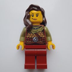 Minifigurka LEGO Viking, Dark Red Legs
