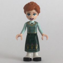 Minifigurka LEGO Anna - Sand Green Tunic, Dark Green Skirt