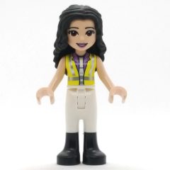 Minifigurka LEGO Emma - Safety Jacket, White Pants