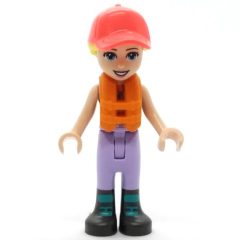 Minifigurka LEGO Stephanie - Wetsuit, Lifejacket, Coral Cap