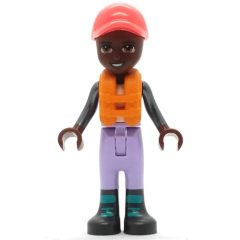 Minifigurka LEGO Elijah - Wetsuit, Lifejacket, Coral Cap