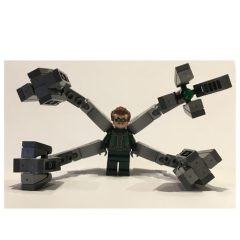 Minifigurka LEGO Dr. Octopus / Doc Ock, Dark Green Outfit, Large Arms