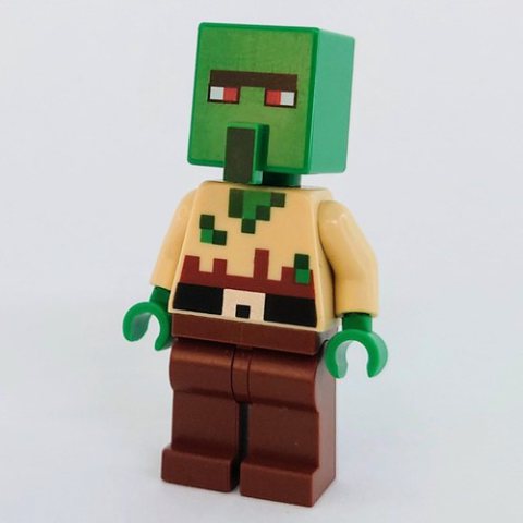 Minifigurka LEGO Minecraft Zombie Villager