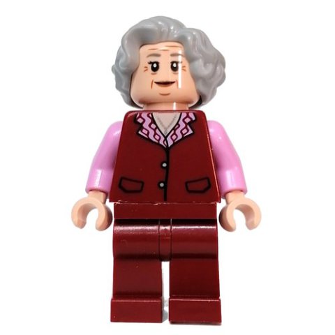 Minifigurka LEGO Trolley Witch, Dark Red Legs