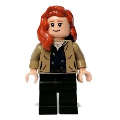 Minifigurka LEGO Ginny Weasley, Adult, Dark Tan Jacket, Black Legs