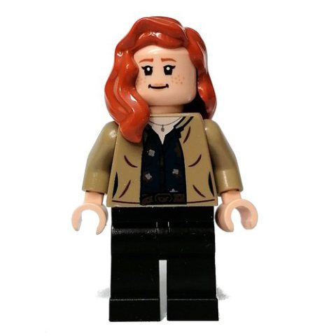 Minifigurka LEGO Ginny Weasley, Adult, Dark Tan Jacket, Black Legs