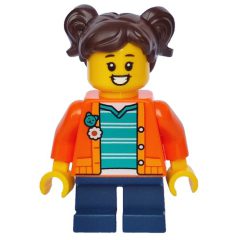 Minifigurka LEGO Madison (Maddy), Orange Jacket