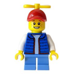 Minifigurka LEGO Billy McCloud - Blue Jacket, Red Cap with Propeller