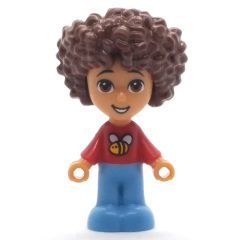 Minifigurka LEGO Santiago - Reddish Brown Hair