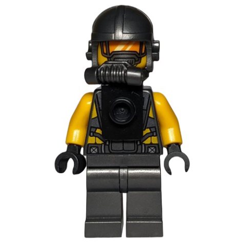 Minifigurka LEGO AIM Agent with Neck Bracket at Front