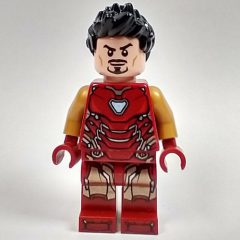 Minifigurka LEGO Iron Man Mark 85 Armor, Black Hair