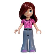 Minifigurka LEGO Paisley - Dark Pink Top, Sand Blue Legs