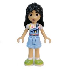 Minifigurka LEGO Liann - White Top, Bright Light Blue Skirt