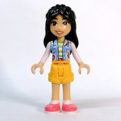 Minifigurka LEGO Liann - White Top, Bright Light Orange Skirt