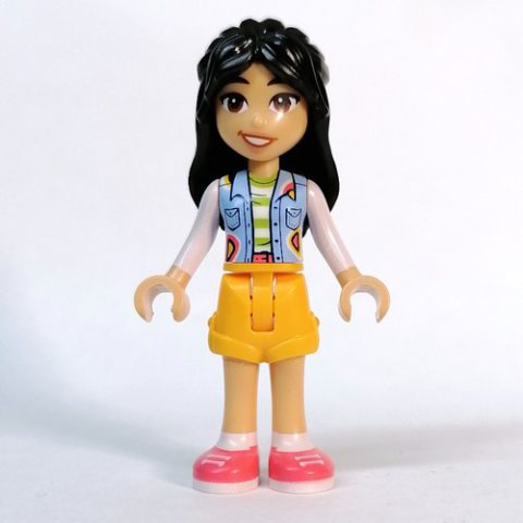 Minifigurka LEGO Liann - White Top, Bright Light Orange Skirt