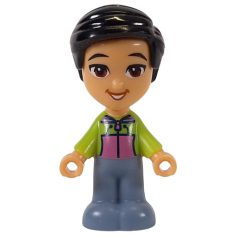 Minifigurka LEGO Peter - Lime Shirt, Sand Blue Pants