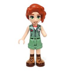 Minifigurka LEGO Autumn - Sand Green Jacket, Sand Green Shorts