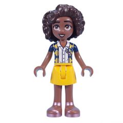 Minifigurka LEGO Aliya - White Top, Yellow Skirt