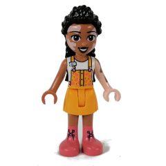 Minifigurka LEGO Jordin - Bright Light Orange Overalls