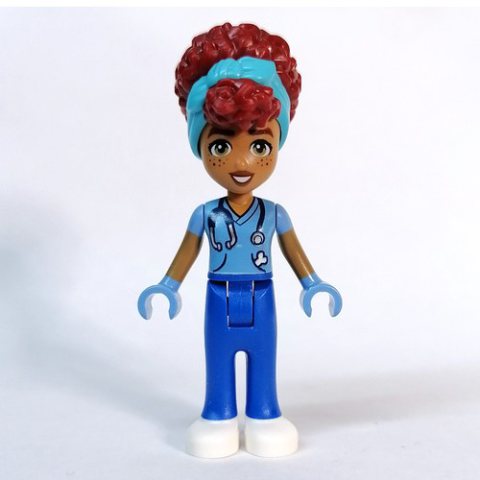 Minifigurka LEGO Gabriela Silva - Medium Blue Scrubs