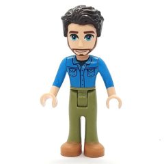 Minifigurka LEGO Jonathan - Dark Brown Hair