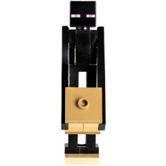 Minifigurka LEGO Enderman, Dark Tan Box, Foot Plate