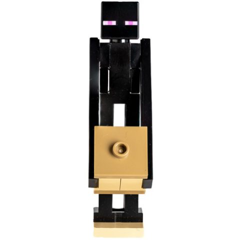 Minifigurka LEGO Enderman, Dark Tan Box, Foot Plate