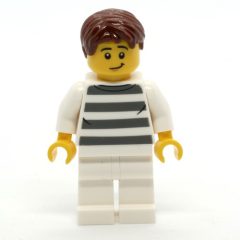 Minifigurka LEGO Criminal, White Prison Jumpsuit