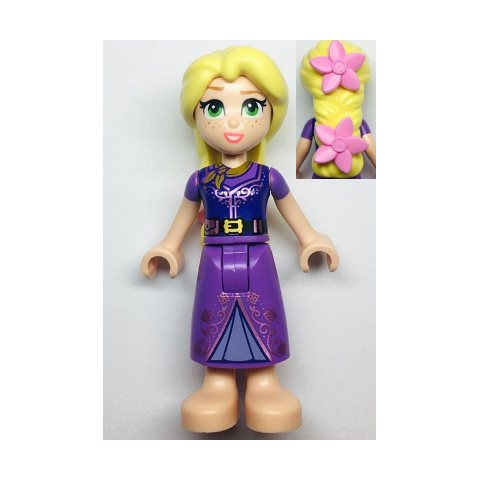 Minifigurka LEGO Rapunzel - Pink Flowers in Hair