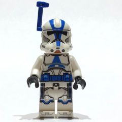 Minifigurka LEGO Clone Officer, 501st Legion, White Arms, Blue Rangefinder