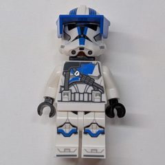 Minifigurka LEGO Clone Heavy Trooper, 501st Legion, White Arms, Blue Visor