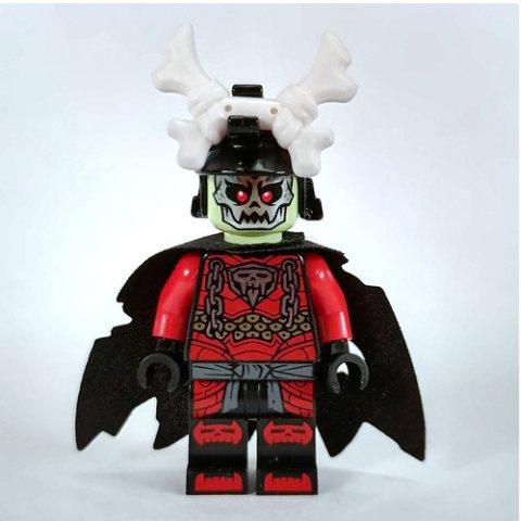 Minifigurka LEGO Bone King - Cape, Crossed Bones