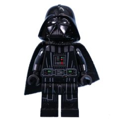 Minifigurka LEGO Darth Vader, White Skin, 19888 Cape