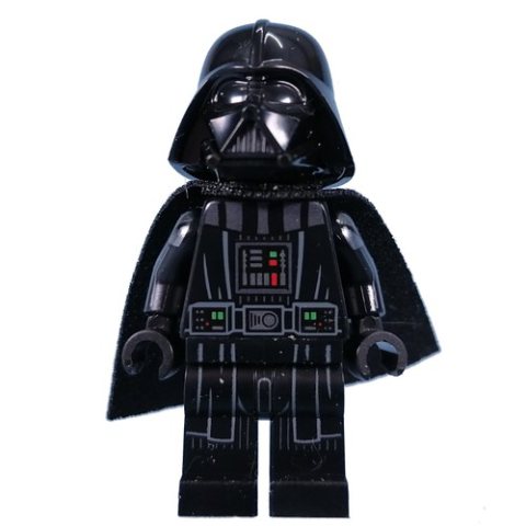 Minifigurka LEGO Darth Vader, White Skin, 19888 Cape