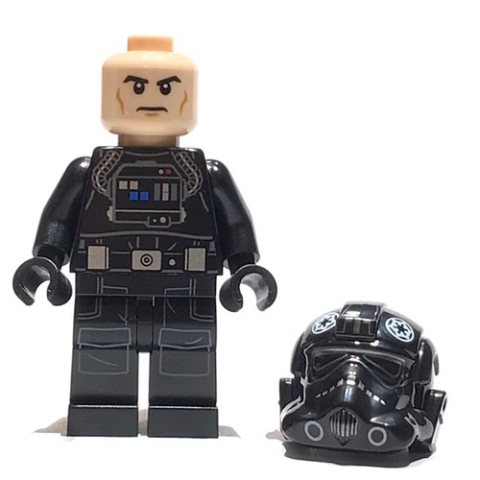 Minifigurka LEGO TIE Pilot, Printed Legs, Closed Mouth