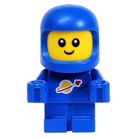 Minifigurka LEGO Classic Space Baby, Blue, White Pupils
