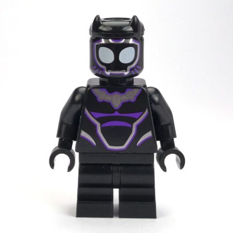Minifigurka LEGO Black Panther, Medium Legs