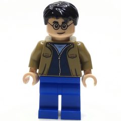 Minifigurka LEGO Harry Potter, Dark Tan Jacket, Blue Legs