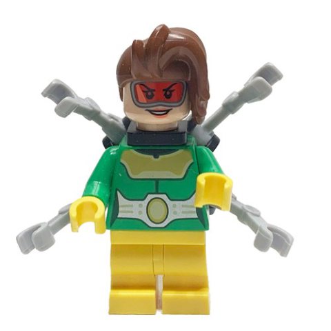 Minifigurka LEGO Dr. Octopus / Doc Ock, Female, Light Bluish Gray Arms