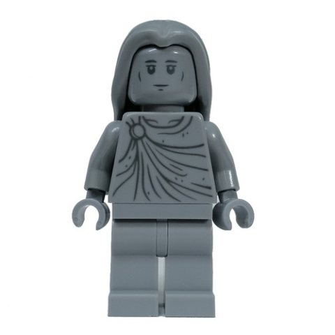 Minifigurka LEGO Statue - Legs, Straight Hair
