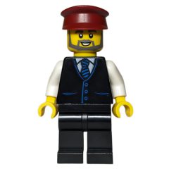 Minifigurka LEGO Black Torso, Black Legs