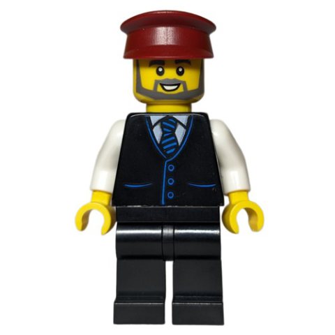 Minifigurka LEGO Black Torso, Black Legs