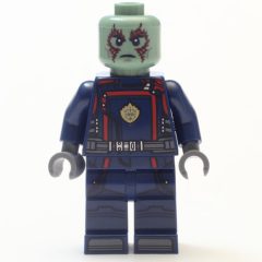 Minifigurka LEGO Drax, Dark Blue Outfit