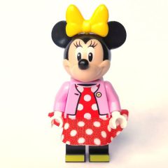 Minifigurka LEGO Minnie Mouse, Bright Pink Jacket, Yellow Bow