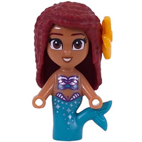 Minifigurka LEGO Arial, Medium Nougat Skin, Dark Red Hair - Microdoll