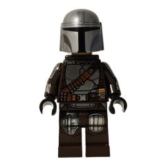 Minifigurka LEGO The Mandalorian / Din Djarin, Dark Brown Outfit, 87610pr0417 Helmet